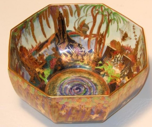 Fairyland Lustre Fairy in a Cage Bowl