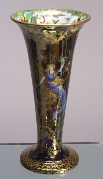 Fairyland Lustre Flight of Birds Vase