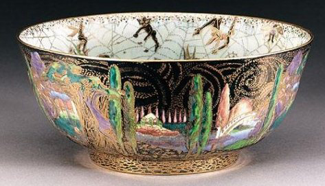 Fairyland Lustre Poplar Trees Bowl