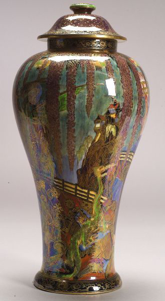 Fairyland Lustre Temple on a Rock Vase